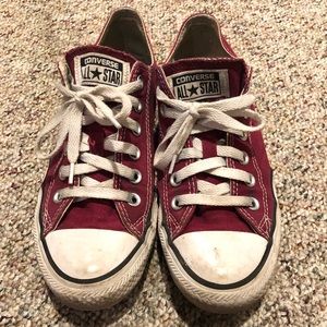 Maroon Converse